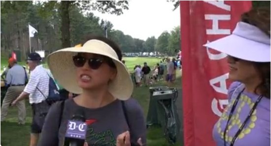 PGA錦標(biāo)賽，高爾夫球上的帽子