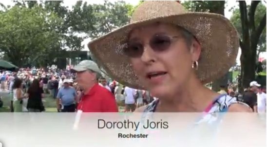 PGA錦標(biāo)賽，高爾夫球上的帽子